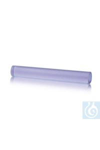 Gekleurde staven in borosilicaatglas 3.3. diameter 9 x 1200 L, purper
